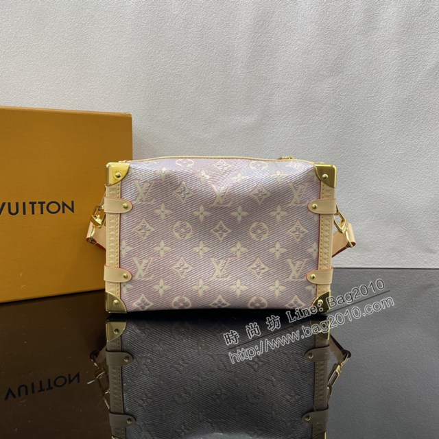 Lv路易威登2023專櫃新款Side Trunk手袋 LV情人節限定款手提肩背男包 M22842 ydh5176